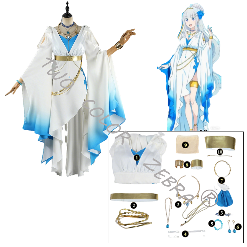 Costume de cosplay Emilia de R - Japanese Lifestyle Japanese avis et prix