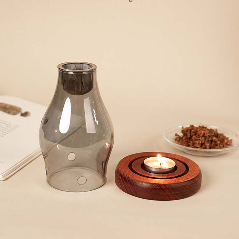 Bougeoir en verre de Style jap - Japanese Candle Wax avis et prix