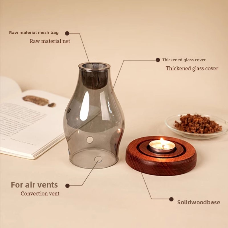 Bougeoir en verre de Style jap - Japanese Candle Wax avis et prix